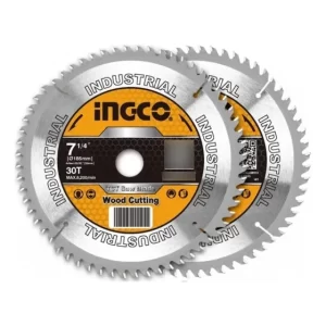 Sierra Circular P/madera 7.1/4  X 30 Dts - Juego 2 Piezas