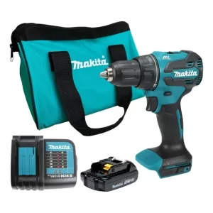 Kit Taladro Percutor Inalámbrico 18v Car/bat Makita Dhp490sy