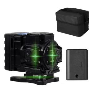 Nivel Laser Verde 12 Líneas Profesional con Máquina