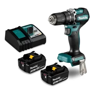 Taladro Percutor Inalámbrico Dhp487rfx4-1 2bat+carg Makita