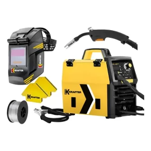 Kit Soldadora Krafter Megatec 120 Flux +alambre +accesorios
