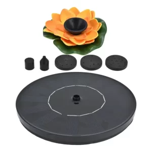 Bomba De Agua Con Fuente Solar Flotante, Minialimentada .