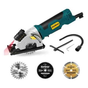 Mini Sierra Circular Enventor 4.8a Con Guía Láser