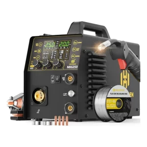 Soldadora H Hzxvogen De Aluminio Mig 250a 6 En 1 110/220 V