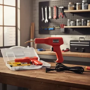 Kit Pistola Reparación Plásticos Grapas Calientes 50w Parach