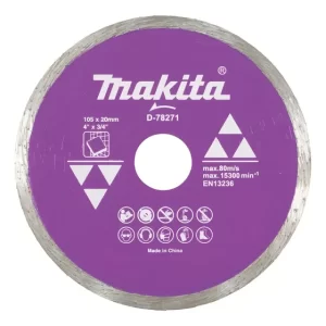 Disco de diamante continuo Makita D-78271, 105 x 20 mm