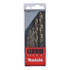 Set De 5 Brocas Metal Hss M-force 4 - 10 Mm- Makita