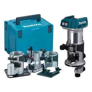 Fresadora 6-8mm 1/4-3/8'' Brushless Makita Drt50zjx3