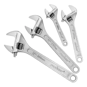 Set 4 Llaves Ajustables Horusdy Acero CR-V