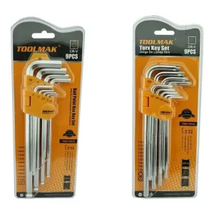 Set Llaves Allen Hexagonales y Estrella Toolmak