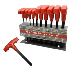 Set 10 Llaves Allen Mango T Rojas 30-100mm