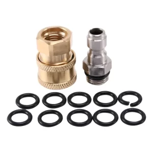 Kit Adaptador Desconexión Rápida 1/4 Hidrolavadora