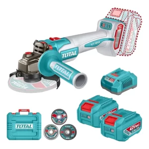 Esmeril Angular Inalámbrico 42V Total + 2 Bat Tagli4128112