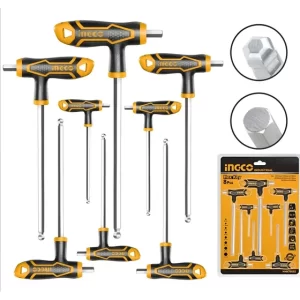 Juego Llaves Allen Hexagonal Mango T Bola 8 Pzas