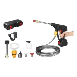 Hidrolavadora Pistola Inalámbrica 15000mAh + Maleta
