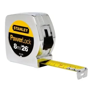 Huincha de Medir Stanley 8m Caja Metalizada 33-428