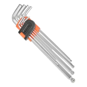 Llaves Allen Tactix 1.5-10mm Bola Larga 9 Pzas
