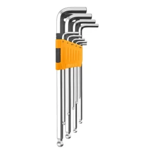 Set 9 Llaves Allen Hexagonal Ingco HHK12092