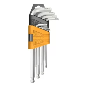 Set Llaves Allen Ingco Plateadas 9 Piezas