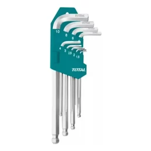 Set Llaves Allen Hexagonales Medianas Total 9 Pz
