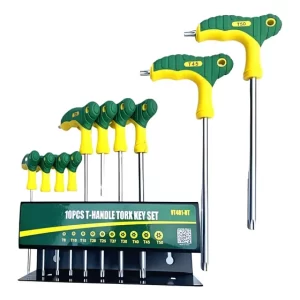Set 10 Llaves Allen Hexagonal y Torx Mango T