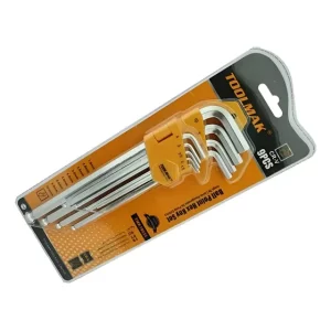 Kit Llaves Allen Hexagonales Toolmak 9 Piezas