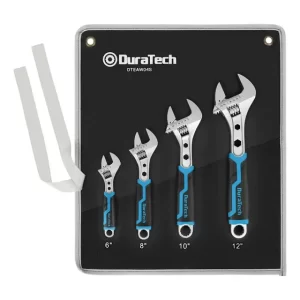 Set 4 Llaves Ajustables Duratech Profesional
