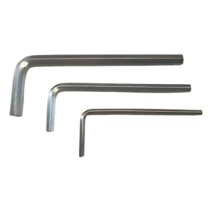 Pack 3 Llaves Allen 2, 3 y 4mm Galvanizadas