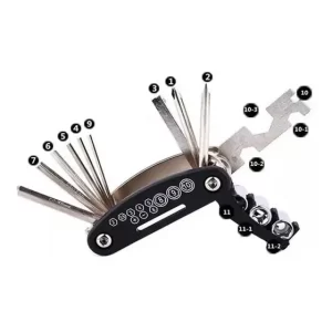 Multiherramienta Bicicleta 15 en 1 Llaves Allen