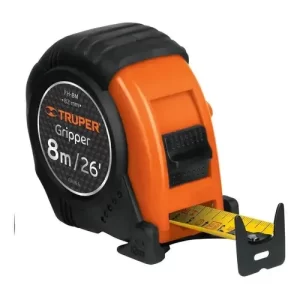 Huincha de Medir Truper 8m 25mm Gripper Anti Impacto 14579