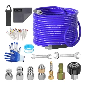 Kit Destapa Cañerías Hidrolavadora Nifual 100ft