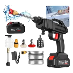 Pistola Hidrolavadora Inalámbrica 48V Lavado Coche