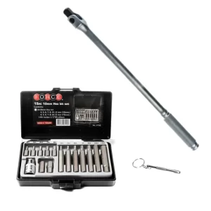 Pack Llave Fuerza y Dado Puntas Llaves Allen