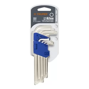 Llaves Allen Milimétricas Truper 7 Piezas
