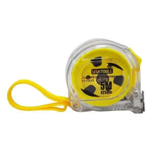 Huincha De Medir Uyustools 5m x 25mm Transparente