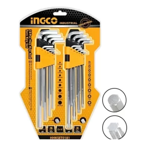 Set 18 Llaves Allen y Torx Ingco HHKSET0181
