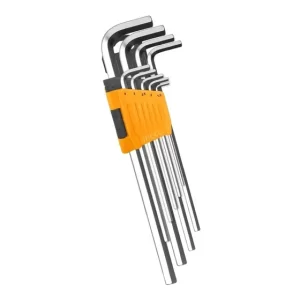 Set 9 Llaves Allen Ingco Extra Largas 1.5-10mm
