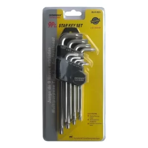 Juego Llaves Allen Estrella Torx 9 Piezas