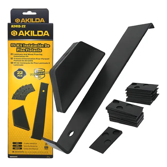 Piso flotante Kit Instalación Laminado Madera Akilda A2413-22