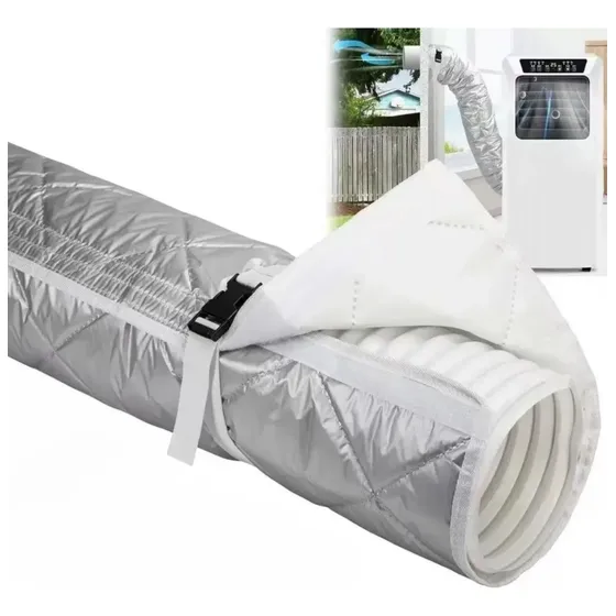 Aire acondicionado portátil - Funda Térmica Plateada For Tubo