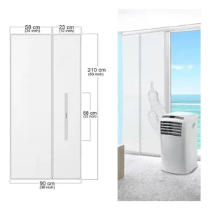 Aire acondicionado portátil Kit Sellado Puerta Portatil