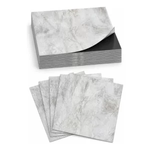 Piso flotante Pack 10 Láminas De Imitación Mármol Autoadhesivas