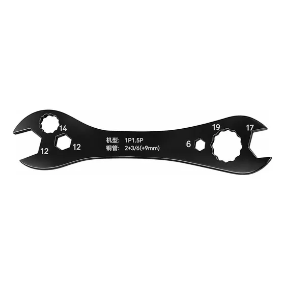 Aire acondicionado portátil Llave 7 En 1 Acero 2 Pzas 6-22mm