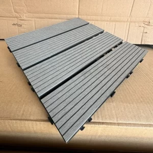 Piso flotante Deck Modular Exterior Terraza 30x30x2cm 1m2 (11